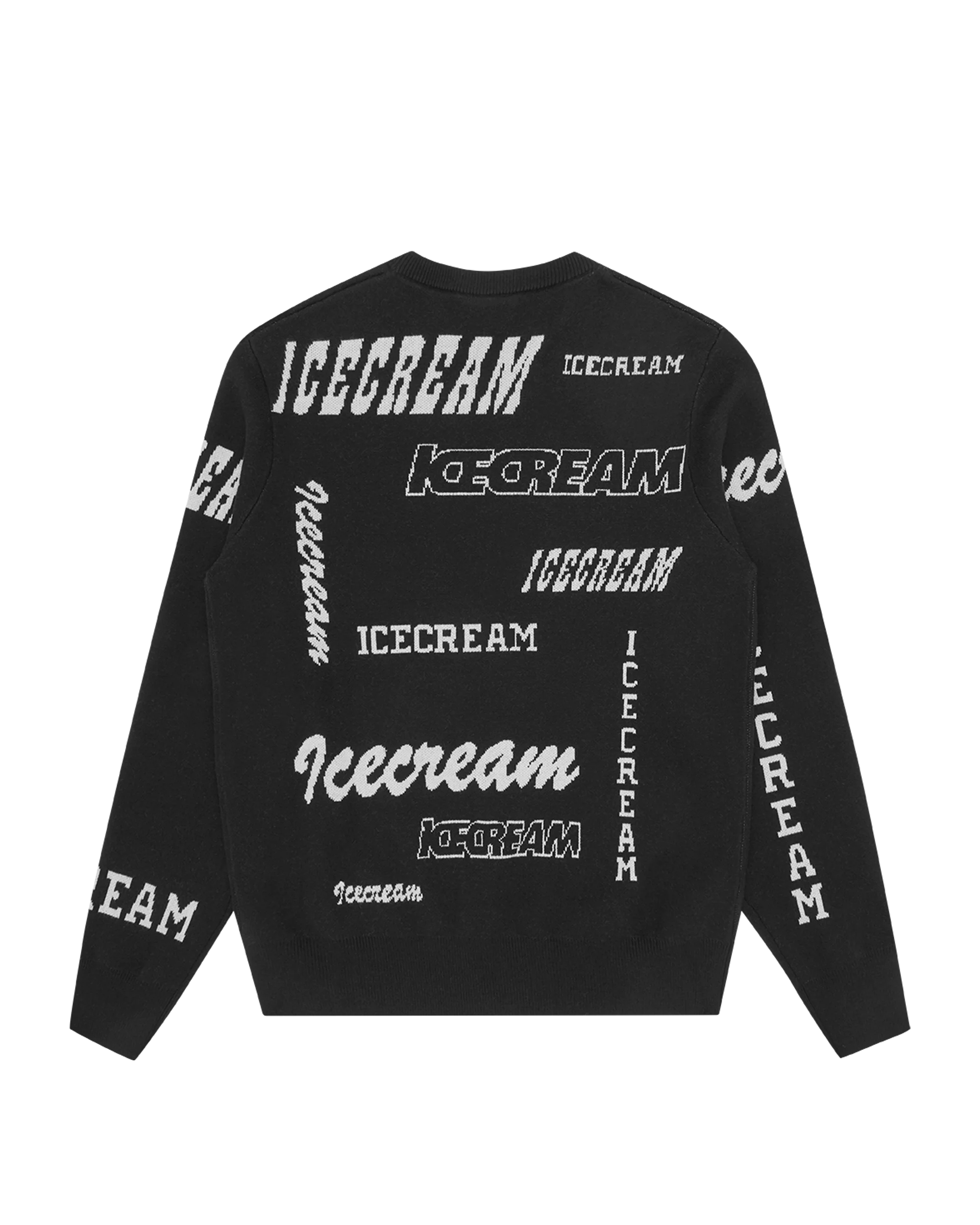 Multi Logo Knit Crewneck - Macdery