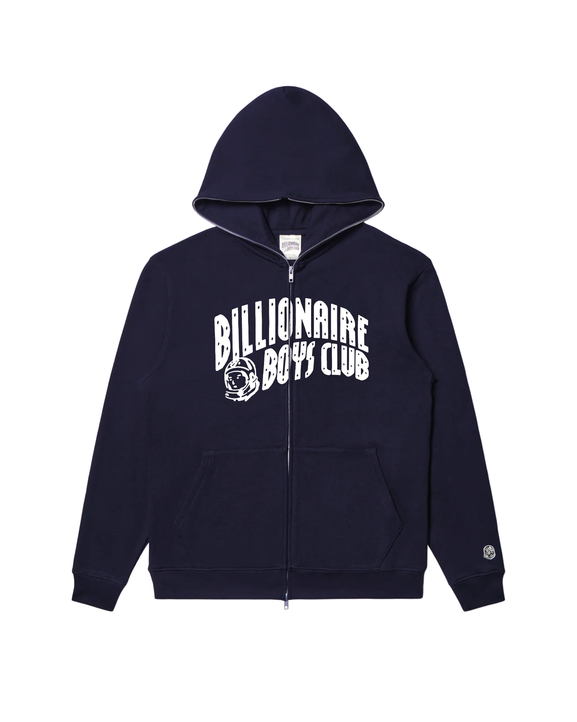 Classic Curve Logo Full Zip Hoodie - Macdery