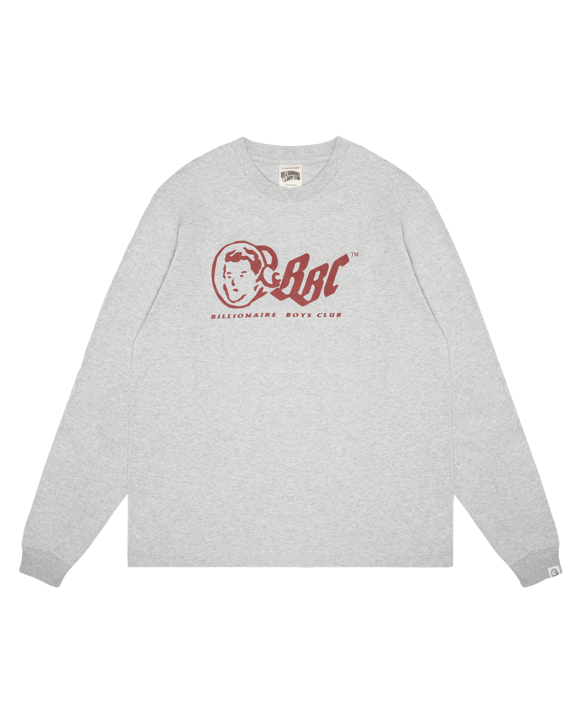 OG Logo LS Tee Burgundy - Macdery