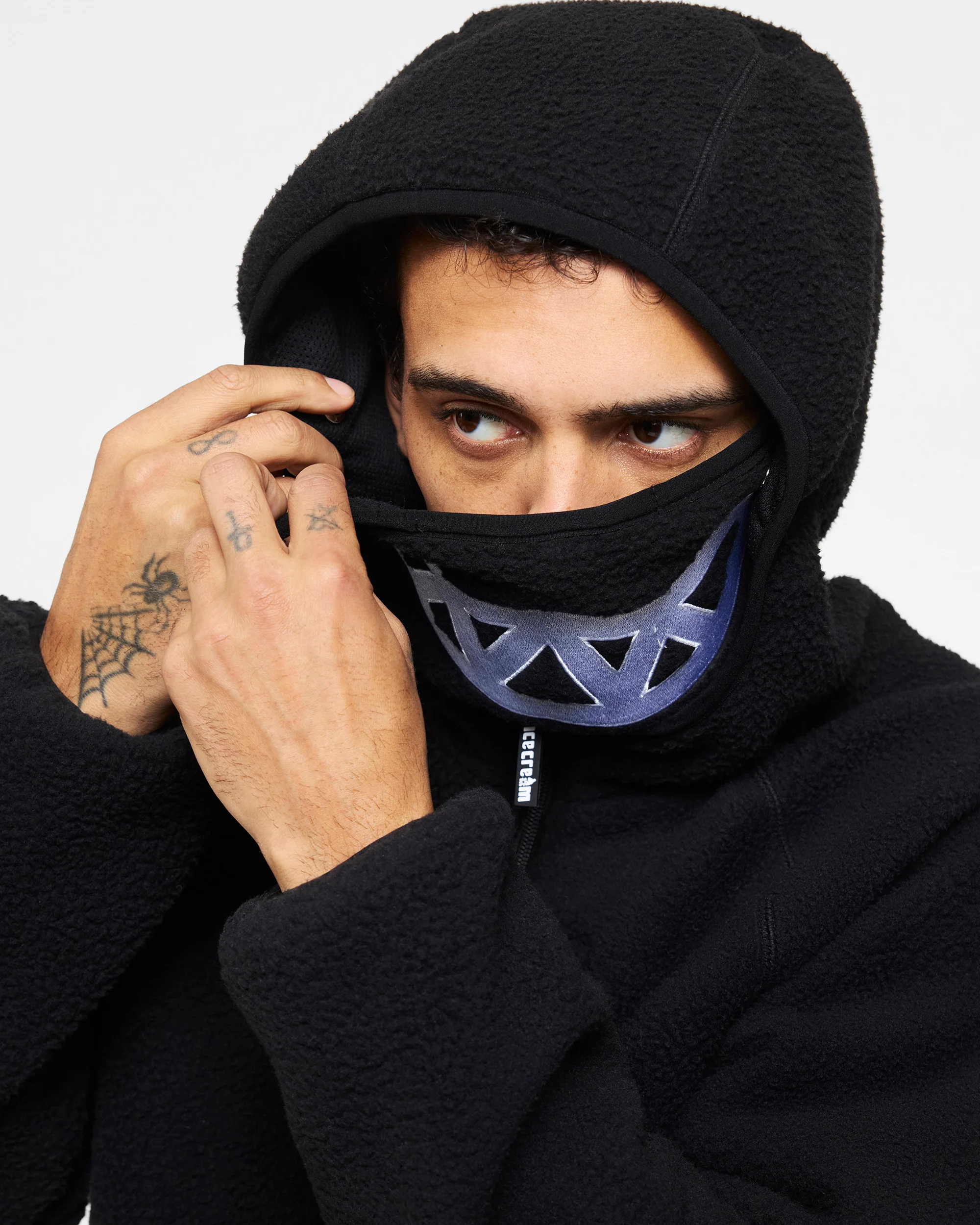 Grin Zip Front Hoodie - Macdery