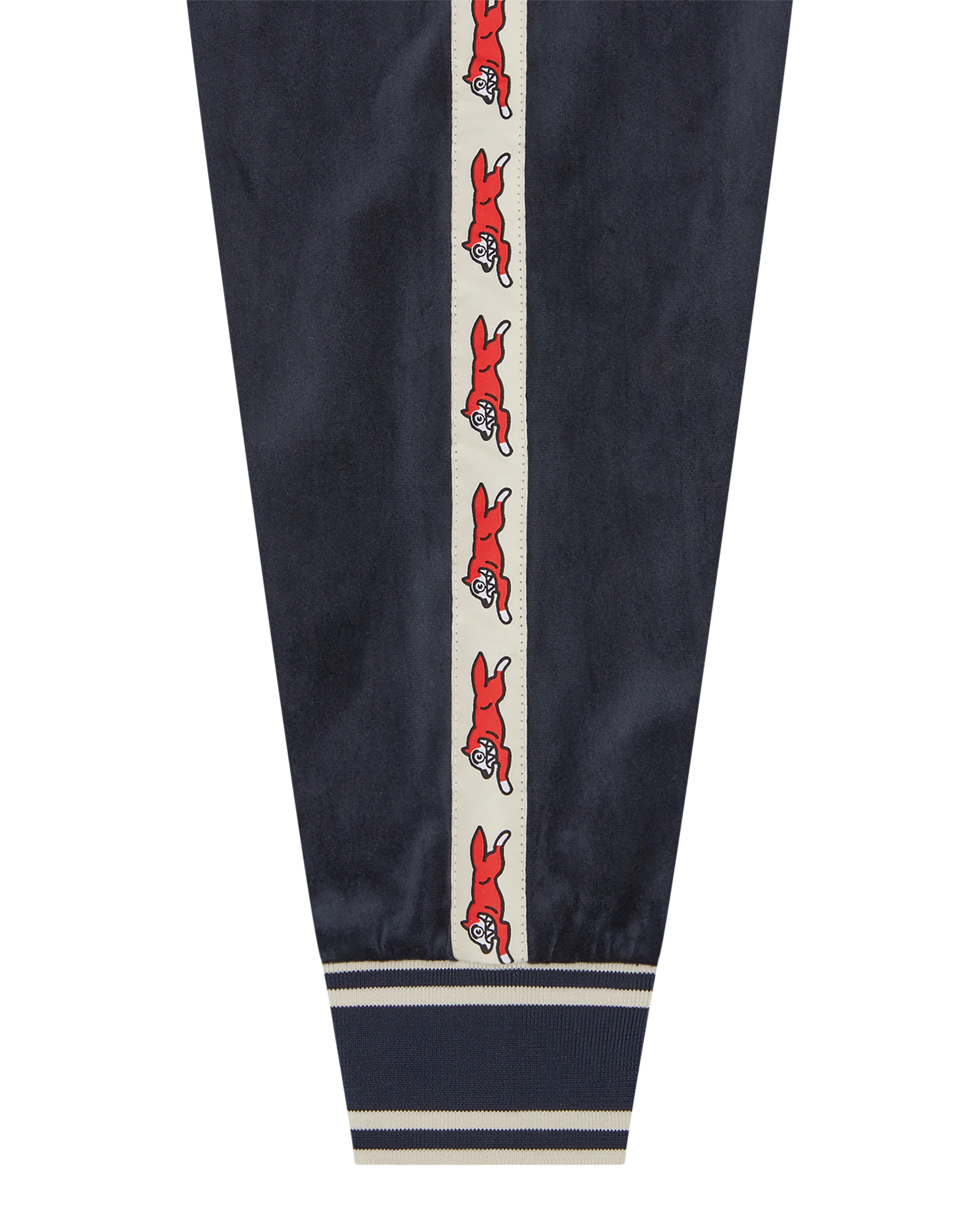 Running Dog Taped Velour Track Top - Macdery